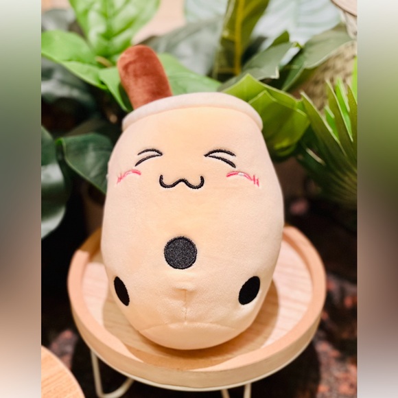 Boba Milk Tea Soft Plush/ Stuffy Light beige/ Tan Color - Picture 9 of 9